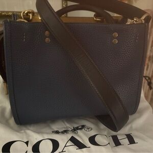 Coach Rogue 25 Like New in denim and black